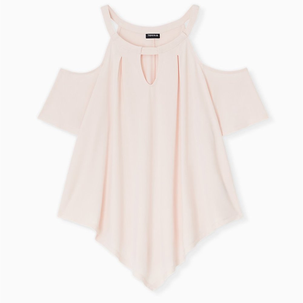 TORRID Cold Shoulder Blouse